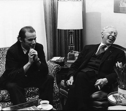 Glenn Gould and Arthur Rubenstein